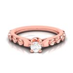 14k Gold 0.10 ct Natural Diamond Engagement Wedding Anniversary Rings - Image 3