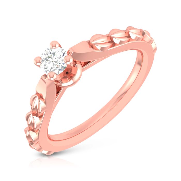 14k Gold 0.10 ct Natural Diamond Engagement Wedding Anniversary Rings - Image 1