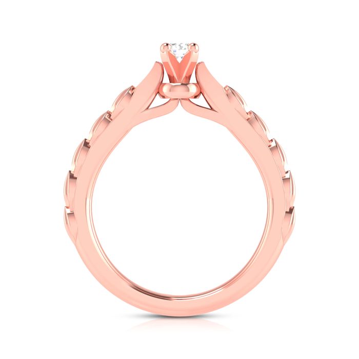 14k Gold 0.10 ct Natural Diamond Engagement Wedding Anniversary Rings - Image 4