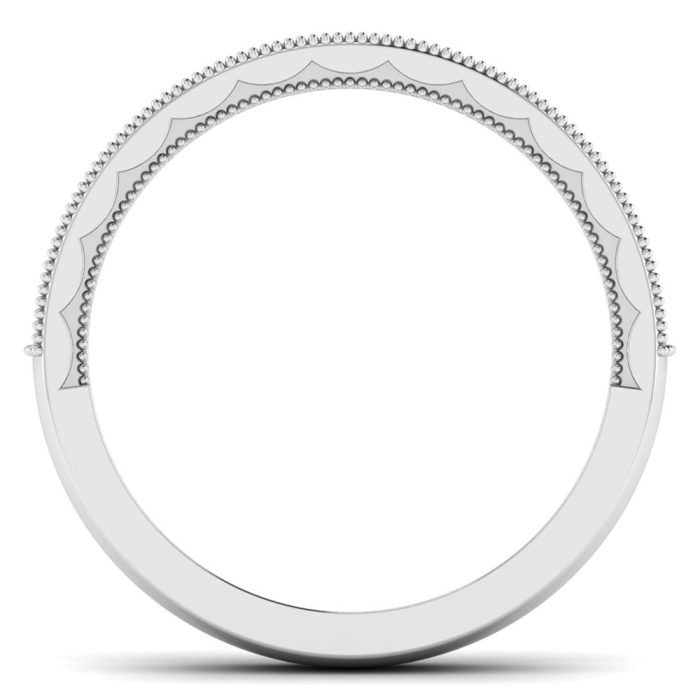0.21 ct Natural Diamond Engagement Wedding Anniversary Bands14k White Gold - Image 5