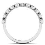 0.22 ct Natural Diamond Engagement Wedding Anniversary Band 14k White Gold - Image 5