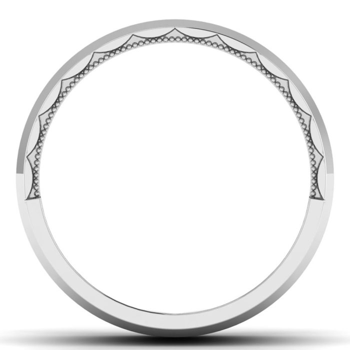 0.16 ct Natural Diamond Engagement Wedding Anniversary Band 14k White Gold - Image 5