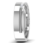 0.15 ct Natural Diamond Engagement Wedding Anniversary Band 14k White Gold - Image 4
