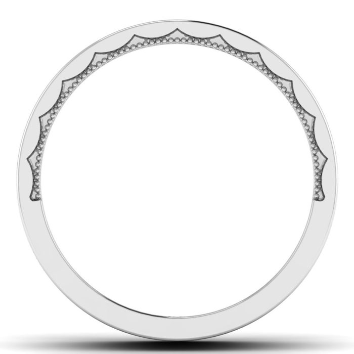 0.15 ct Natural Diamond Engagement Wedding Anniversary Band 14k White Gold - Image 5