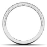 0.12 ct Natural Diamond Engagement Wedding Anniversary Band 14k White Gold - Image 5