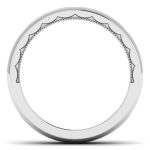 0.10 ct Natural Diamond Engagement Wedding Anniversary Band 14k White Gold - Image 5