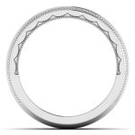 0.03 ct Natural Diamond Engagement Wedding Anniversary Band 14k White Gold - Image 5