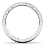 0.19 ct Natural Diamond Engagement Wedding Anniversary Band 14k White Gold - Image 5