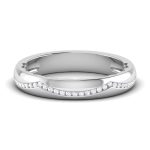 0.15 ct Natural Diamond Engagement Wedding Anniversary Band 14k White Gold - Image 2