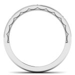 0.11 ct Natural Diamond Engagement Wedding Anniversary Band 14k White Gold - Image 5