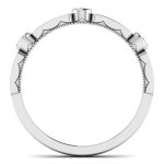 0.20 ct Natural Diamond Engagement Wedding Anniversary Band 14k White Gold - Image 5