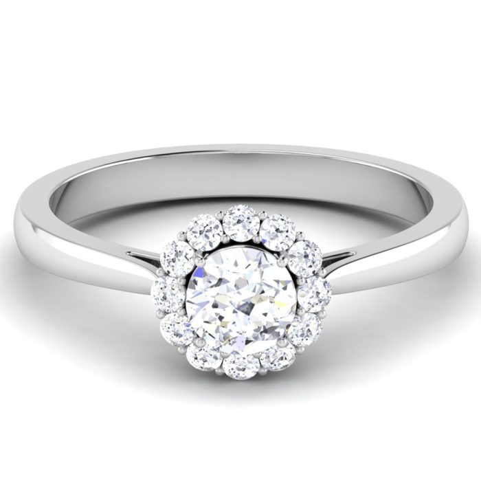 0.25 ct Natural Diamond Engagement Wedding Anniversary Band 14k White Gold - Image 2