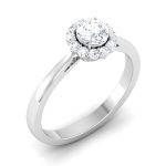 0.25 ct Natural Diamond Engagement Wedding Anniversary Band 14k White Gold