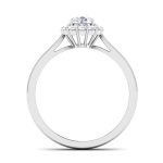 0.25 ct Natural Diamond Engagement Wedding Anniversary Band 14k White Gold - Image 5
