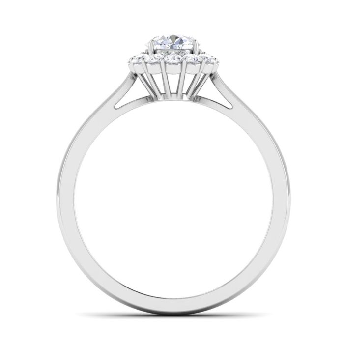 0.25 ct Natural Diamond Engagement Wedding Anniversary Band 14k White Gold - Image 5