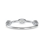 0.10 ct Natural Diamond Engagement Wedding Anniversary Band 14k White Gold - Image 5