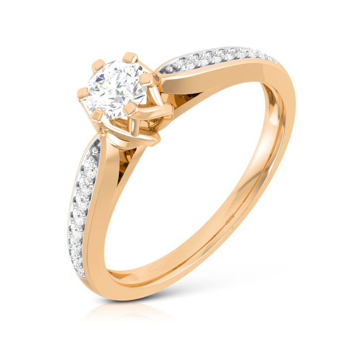 14k Gold 0.16 Ct Natural Diamond Rings Engagement Wedding Anniversary Rings - Image 7