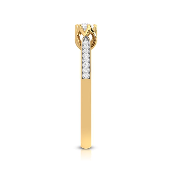 14k Gold 0.16 Ct Natural Diamond Rings Engagement Wedding Anniversary Rings - Image 8
