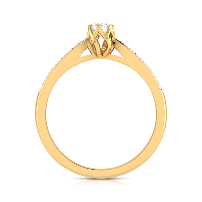 14k Gold 0.16 Ct Natural Diamond Rings Engagement Wedding Anniversary Rings - Image 9