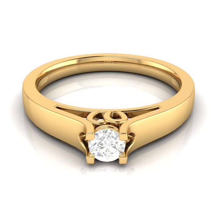 14k Gold Natural 0.21 ct Diamond Rings Engagement Wedding Anniversary Rings - Image 7