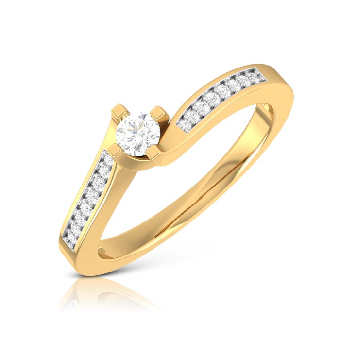 14k white Gold Natural Diamond Rings Engagement Wedding Anniversary Rings - Image 8