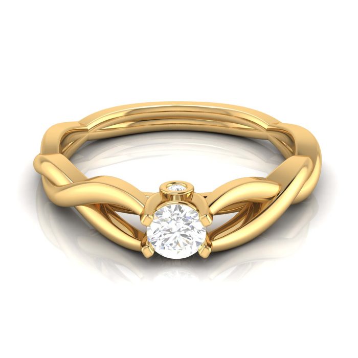 14k Gold 0.21ct Natural Diamond Solitaire Engagement Wedding Anniversary Rings - Image 7