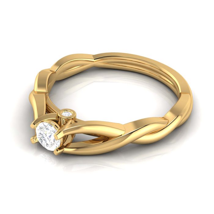 14k Gold 0.21ct Natural Diamond Solitaire Engagement Wedding Anniversary Rings - Image 9