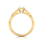 14k Gold 0.21ct Natural Diamond Solitaire Engagement Wedding Anniversary Rings - Image 11
