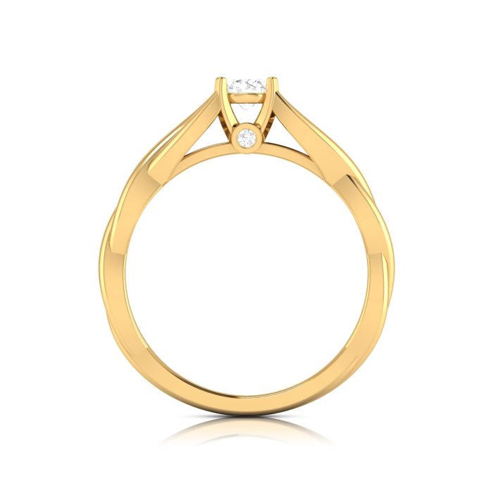 14k Gold 0.21ct Natural Diamond Solitaire Engagement Wedding Anniversary Rings - Image 11