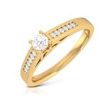 14k Gold 0.18 ct Natural Diamond Rings Engagement Wedding Anniversary Rings - Image 8