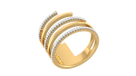 14k Gold 0.20 ct Natural Diamond Engagement Wedding Rings - Image 8