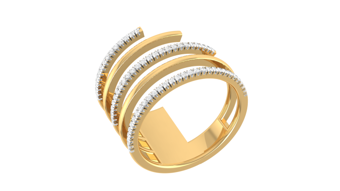 14k Gold 0.20 ct Natural Diamond Engagement Wedding Rings - Image 8