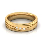 14k Gold 0.03 ct Natural Diamond Engagement Wedding Bands - Image 8