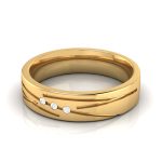 14k Gold 0.03 ct Natural Diamond Engagement Wedding Bands - Image 9