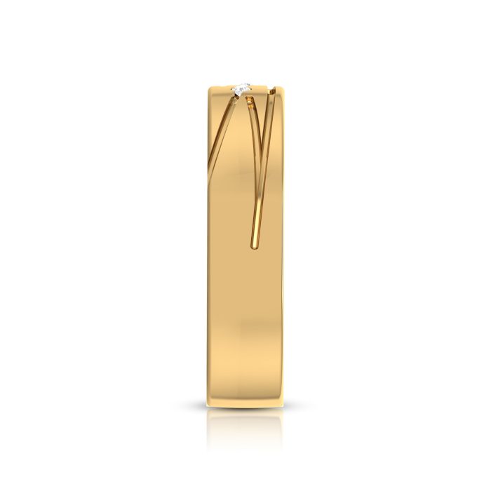 14k Gold 0.03 ct Natural Diamond Engagement Wedding Bands - Image 10