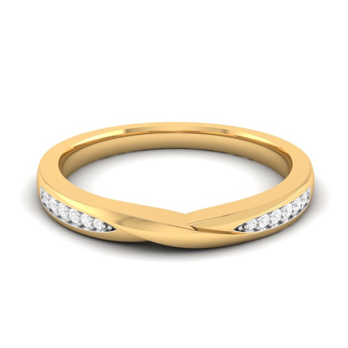 14k Gold 0.07 ct Natural Diamond Engagement Wedding Anniversary Bands - Image 7