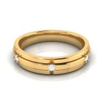14k Gold 0.05 ct Natural Diamond Engagement Wedding Anniversary Bands - Image 7