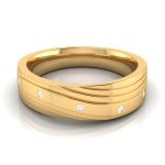 14k Gold 0.03 ct Natural Diamond Engagement Wedding Bands - Image 7