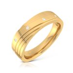 14k Gold 0.03 ct Natural Diamond Engagement Wedding Bands - Image 8