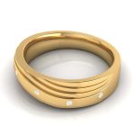14k Gold 0.03 ct Natural Diamond Engagement Wedding Bands - Image 9