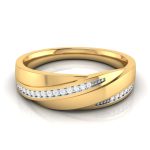 14k Gold 0.08 ct Natural Diamond Engagement Wedding Bands - Image 7