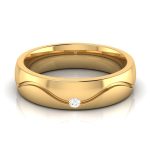 14k Gold 0.03 ct Natural Diamond Engagement Wedding Bands - Image 7