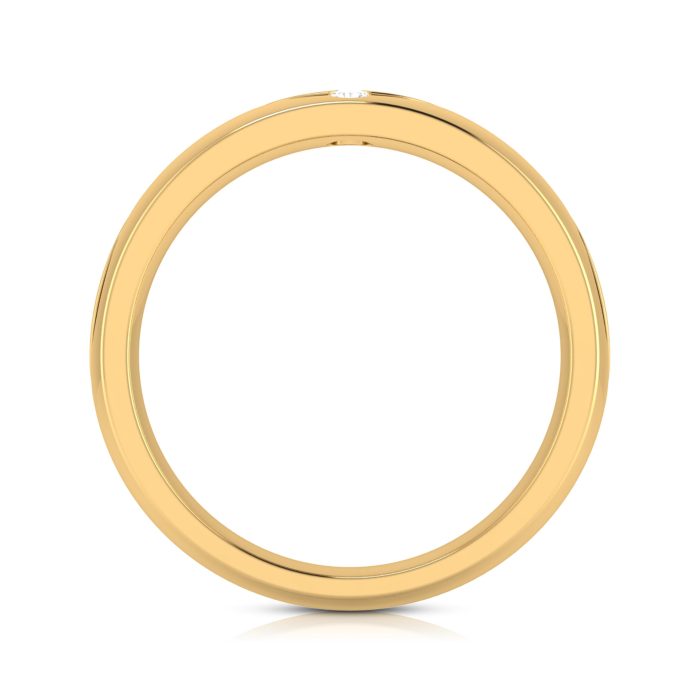 14k Gold 0.03 ct Natural Diamond Engagement Wedding Bands - Image 11
