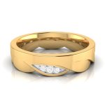 14k Gold 0.18 ct Natural Diamond Engagement Wedding Bands - Image 7