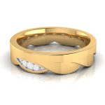 14k Gold 0.18 ct Natural Diamond Engagement Wedding Bands - Image 9