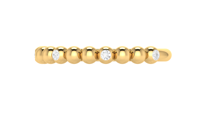 14k Gold 0.09 ct Natural Diamond Engagement Wedding Bands For Daily Wear - Image 10
