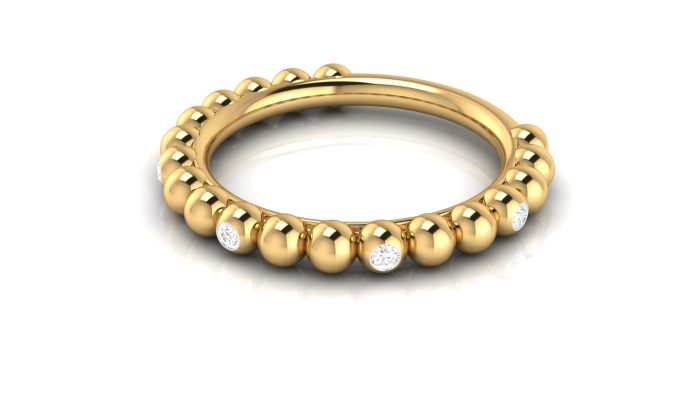 14k Gold 0.09 ct Natural Diamond Engagement Wedding Bands For Daily Wear - Image 14