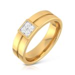 14k Gold 0.10 ct Natural Diamond Engagement Wedding Bands - Image 8