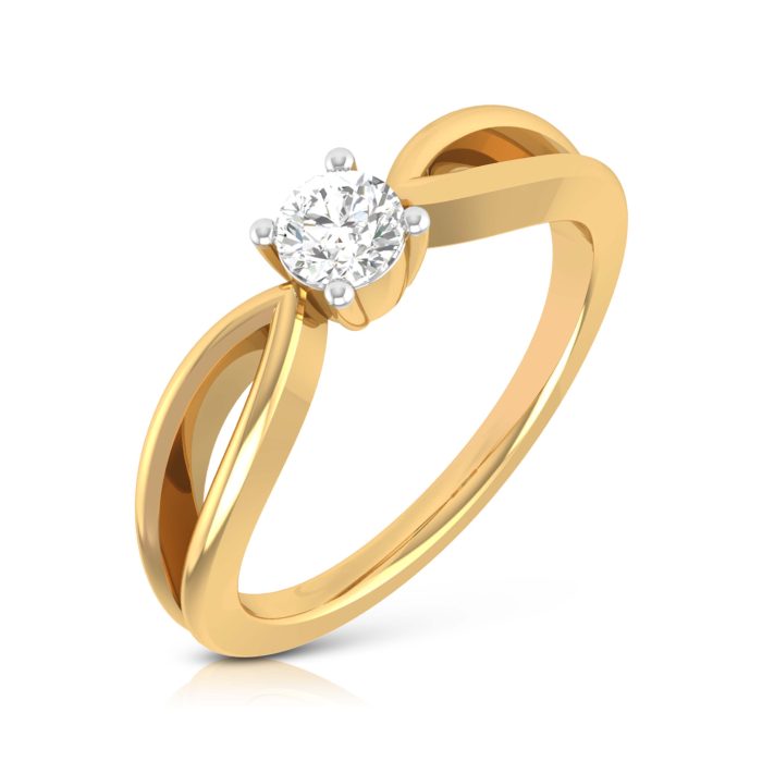 14k Gold 0.24 ct Natural Diamond Solitaire Engagement Wedding Anniversary Rings - Image 8