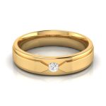 14k Gold 0.03 ct Natural Diamond Engagement Wedding Bands - Image 8